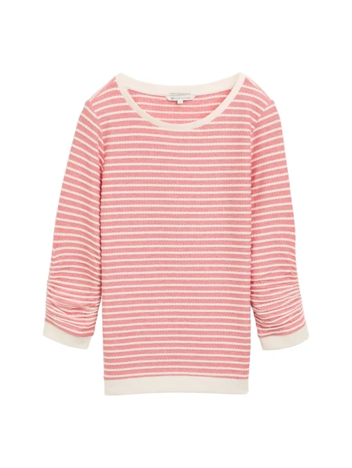 Damen Tom Tailor Denim Gestreiftes Sweatshirt
