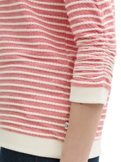 Damen Tom Tailor Denim Gestreiftes Sweatshirt