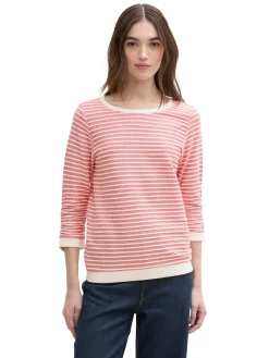 Damen Tom Tailor Denim Gestreiftes Sweatshirt