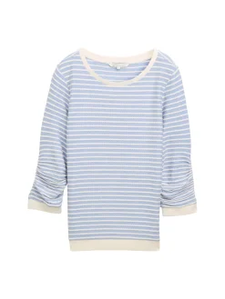 Damen Tom Tailor Denim Gestreiftes Sweatshirt