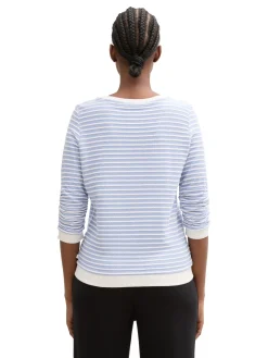 Damen Tom Tailor Denim Gestreiftes Sweatshirt