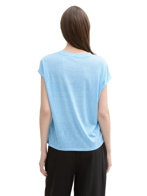 Damen Tom Tailor Denim Gestreiftes T-Shirt