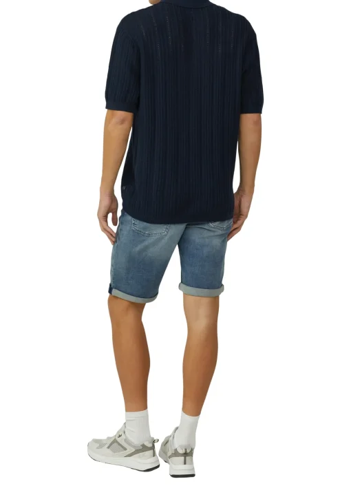 Herren QS Gestricktes Resorthemd