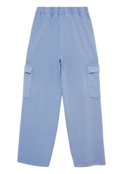 Kinder s.Oliver Gewaschene Sweathose mit Wide Leg und hohem Bund