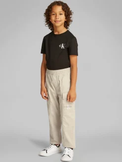 Kinder Calvin Klein Gewebte Cargohose