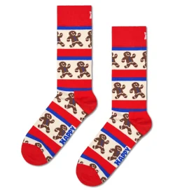 Damen Happy Socks Gingerbread Stripe Sock