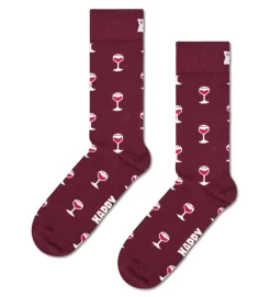 Damen Happy Socks Glass Of Wine Sock