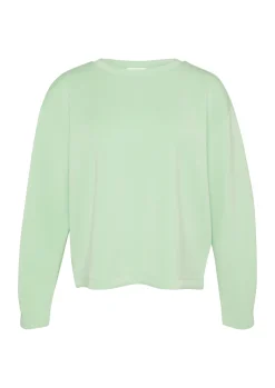 Damen s.Oliver Glattes Scuba-Shirt im Relaxed Fit mit überschnittenen Schultern