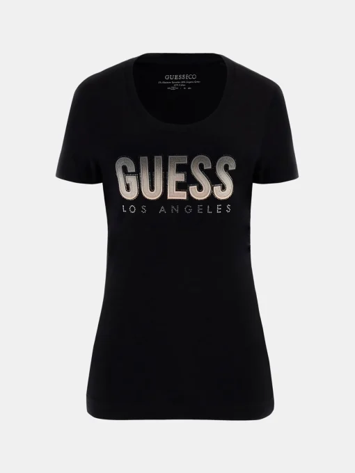 Damen GUESS Glitter T-Shirt