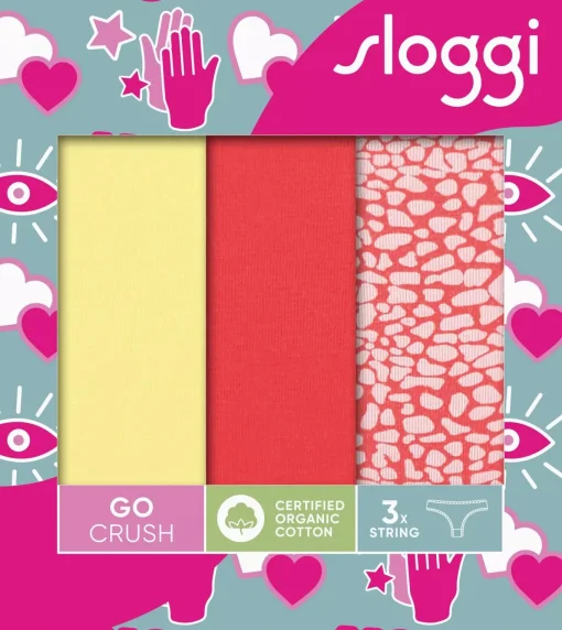 Damen Sloggi GO Crush String 3er Pack