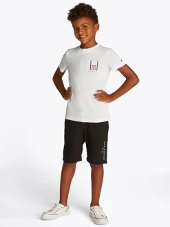 Kinder Tommy Hilfiger Grafik Print T-Shirt