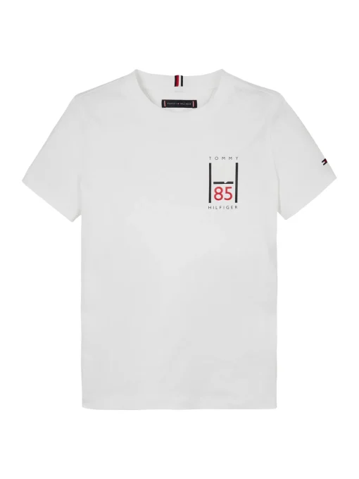 Kinder Tommy Hilfiger Grafik Print T-Shirt