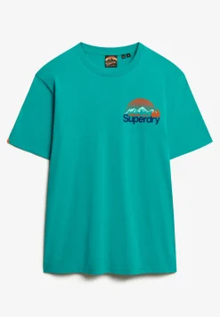 Herren Superdry Great Outdoors T-Shirt mit Core Logo