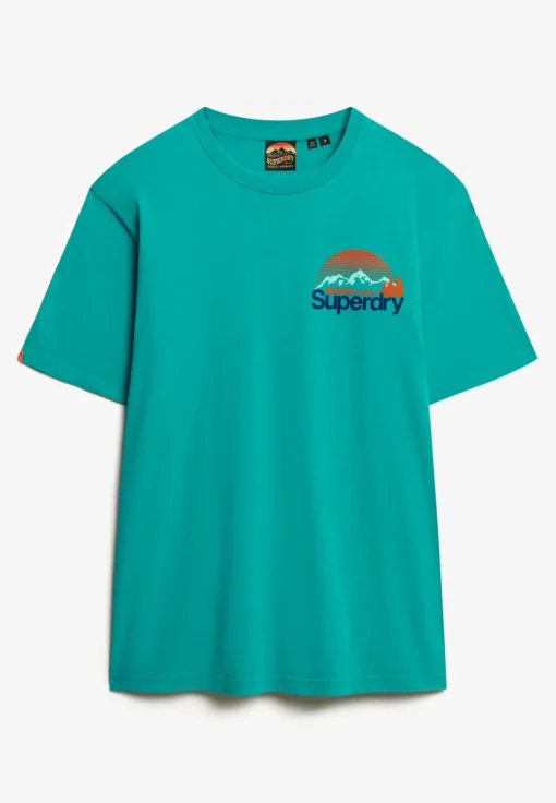 Herren Superdry Great Outdoors T-Shirt mit Core Logo