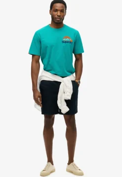 Herren Superdry Great Outdoors T-Shirt mit Core Logo
