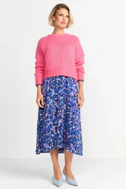 Damen Rich & Royal Grobstrickpullover mit Rundhals