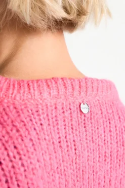 Damen Rich & Royal Grobstrickpullover mit Rundhals