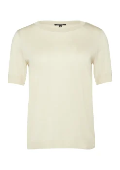 Damen Comma Halblanges Shirt aus Strickjersey