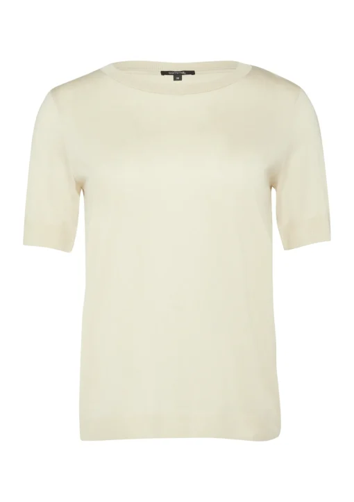 Damen Comma Halblanges Shirt aus Strickjersey