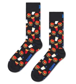 Damen Happy Socks Hamburger Sock