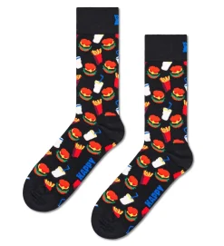 Damen Happy Socks Hamburger Sock