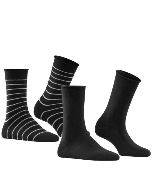 Damen Falke Happy Stripe 2-Pack Socken