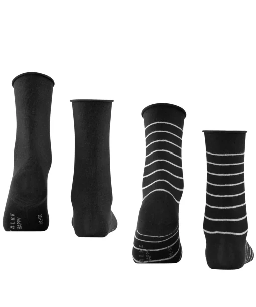 Damen Falke Happy Stripe 2-Pack Socken