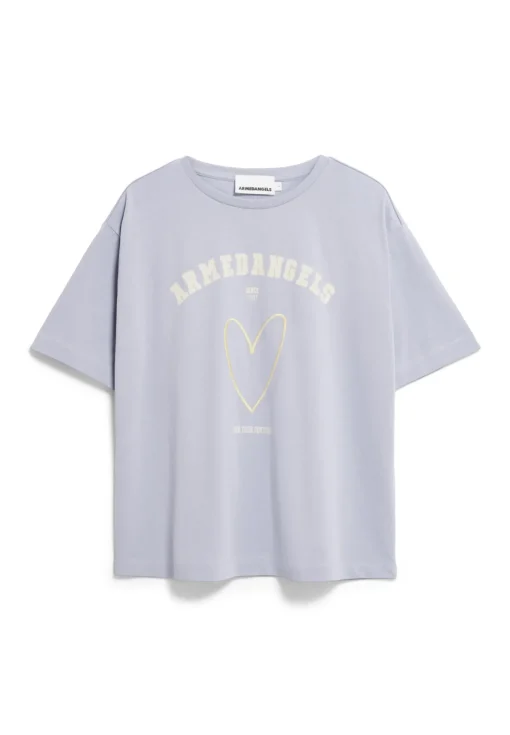 Damen armedangels Heavyweight T-Shirt aus Bio-Baumwoll Mix GIANNAA FORTUNE