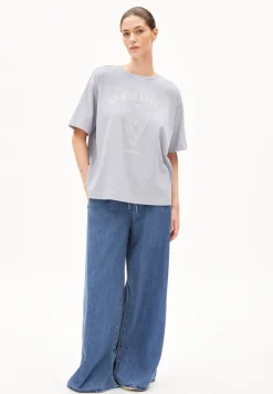 Damen armedangels Heavyweight T-Shirt aus Bio-Baumwoll Mix GIANNAA FORTUNE