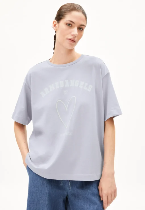 Damen armedangels Heavyweight T-Shirt aus Bio-Baumwoll Mix GIANNAA FORTUNE
