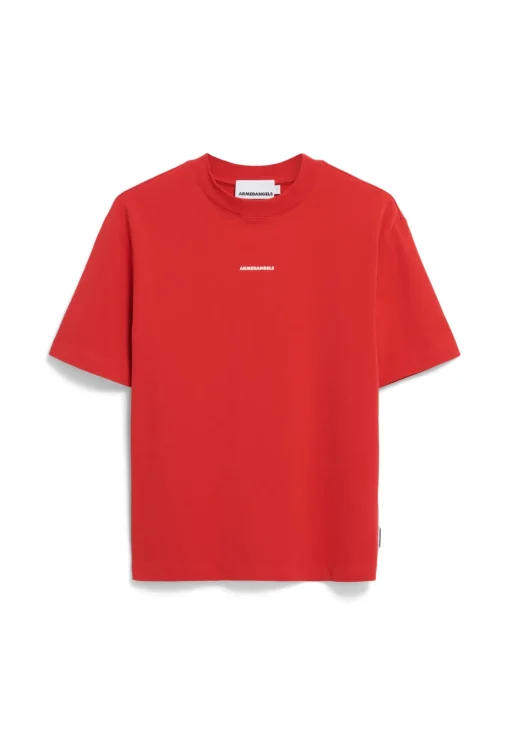 Damen armedangels Heavyweight T-Shirt aus Bio-Baumwoll Mix TARJAA WORD ICONIC Å