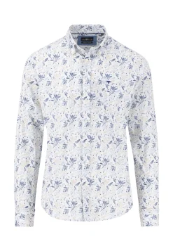 Herren Fynch-Hatton Hemd 1/1 Arm Floraler Print