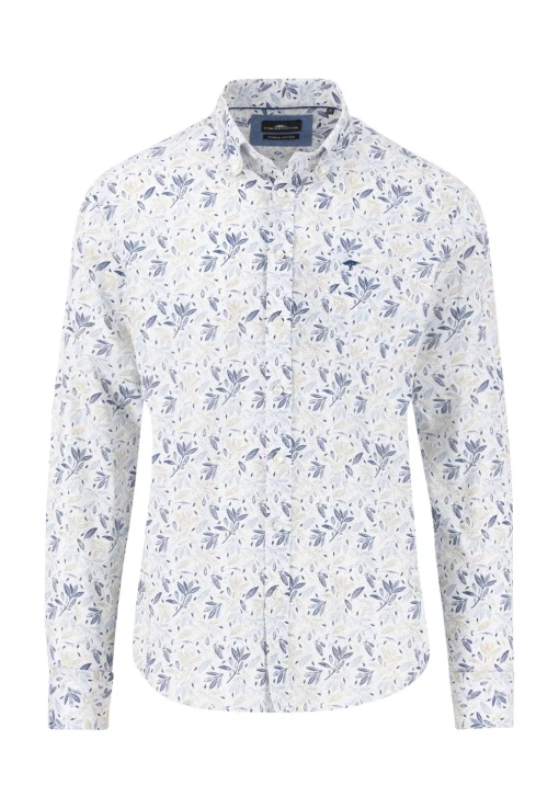 Herren Fynch-Hatton Hemd 1/1 Arm Floraler Print