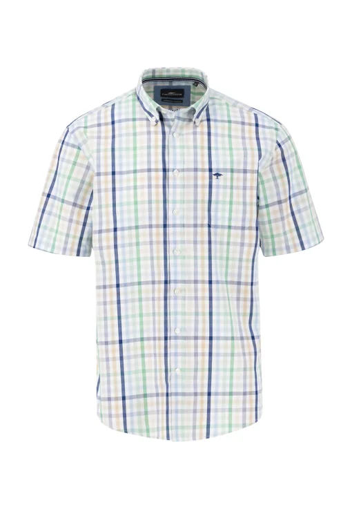 Herren Fynch-Hatton Hemd 1/2 Arm Karo
