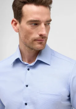 Herren Eterna Hemd Hahnentritt Kurzarm