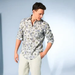 Herren Casa Moda Hemd im Allover-Print
