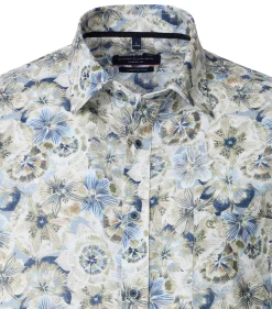 Herren Casa Moda Hemd im Allover-Print