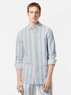 Herren Scotch & Soda Hemd in Leinenoptik