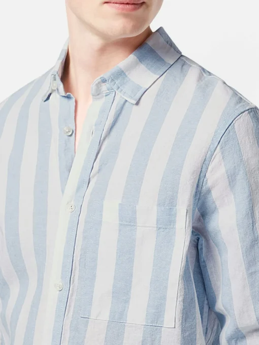 Herren Scotch & Soda Hemd in Leinenoptik