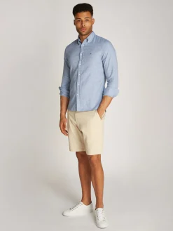 Herren Tommy Hilfiger Hemd in Melange Optik