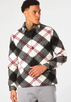 Herren Hugo Red Hemd in Oversized-Passform mit flauschiger Oberfläche