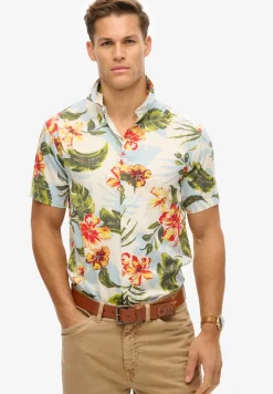 Herren Superdry Hemd mit Hawaii-Print