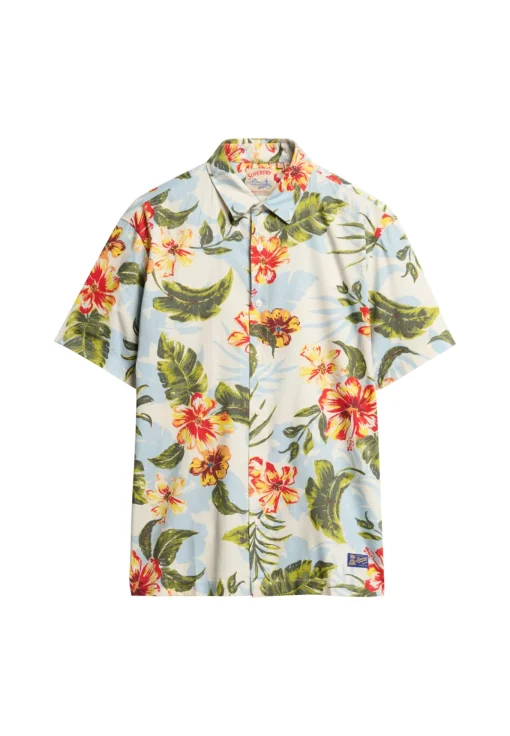 Herren Superdry Hemd mit Hawaii-Print