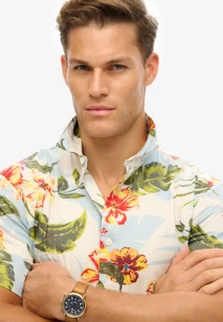 Herren Superdry Hemd mit Hawaii-Print