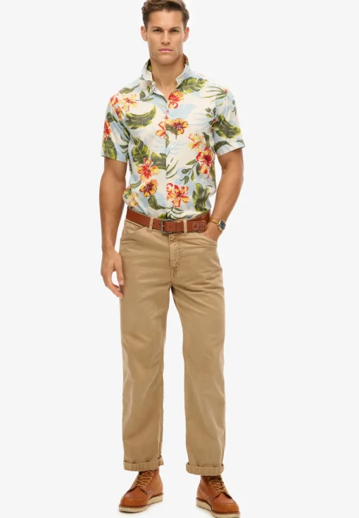 Herren Superdry Hemd mit Hawaii-Print