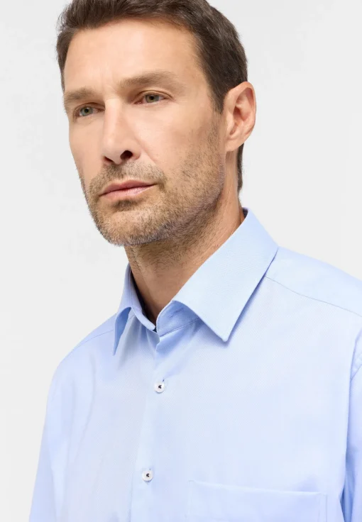Herren Eterna Hemd Natté Langarm