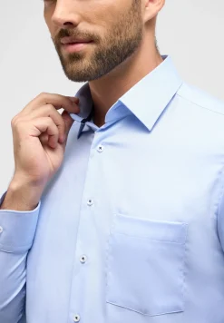 Herren Eterna Hemd Natté Langarm