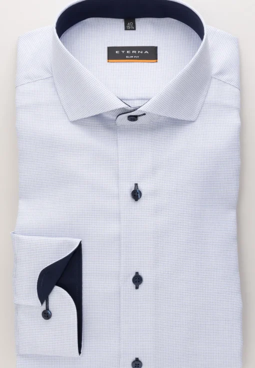 Herren Eterna Hemd Slim Fit