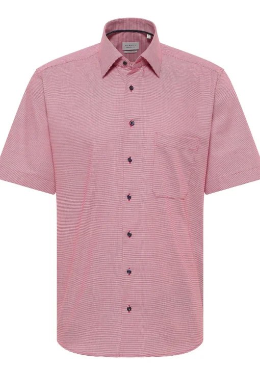 Herren Eterna Hemd Twill Kurzarm