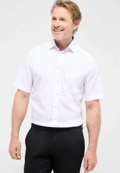 Herren Eterna Hemd Twill Kurzarm